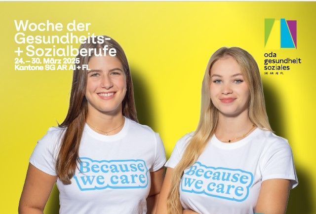 Woche der Gesundheits- und Sozialberufe 2025 (Kantone SG, AR, AI + FL)