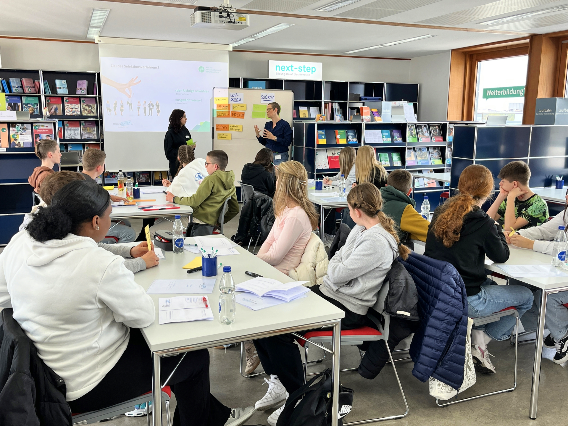 BerufsCHECK-Workshop «uswähla»: Lehrstellenwahl aus einer neuen Perspektive